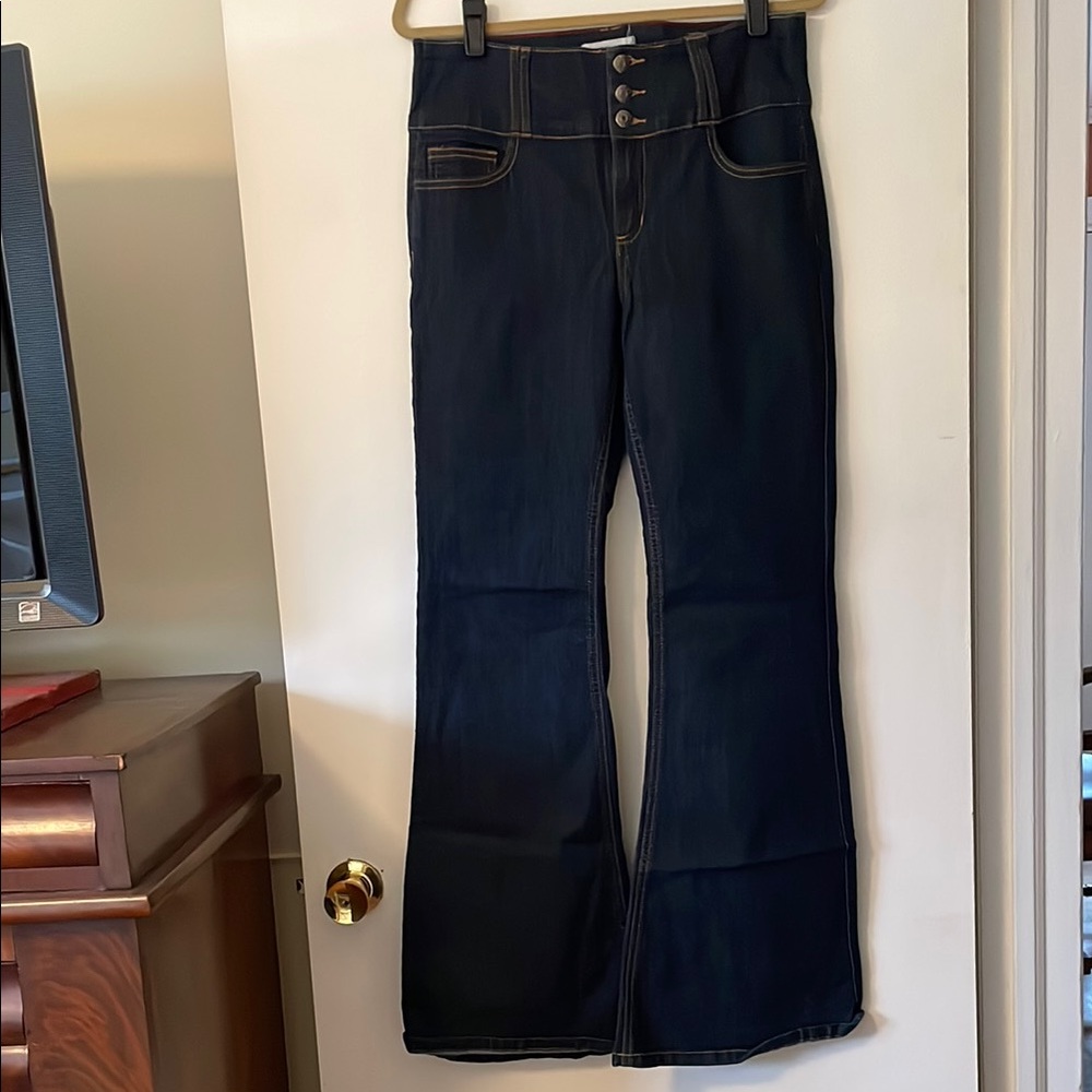 Cello Stretch Dark Wash Blue Denim Jeans Size 13